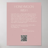 Moderne Minimalistische Hochzeitsfeier Poster (Vorne)