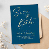 Moderne Minimalistische Hochzeitsfeier Save The Date