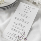 Moderne minimalistische Hochzeitskarte