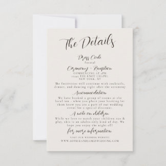 Moderne Minimalistische Hochzeitskarte Einladung