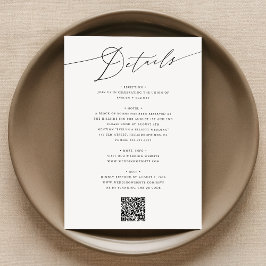 Moderne Minimalistische Hochzeitskarte Einladung