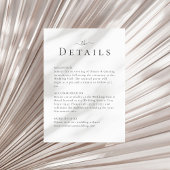 Moderne Minimalistische Hochzeitskarte Einladung