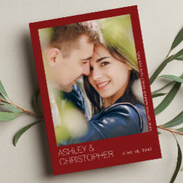 Moderne Minimalistische Hochzeitskarte Rette auf d Save The Date