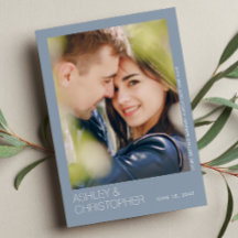 Moderne Minimalistische Hochzeitskarte Rette auf d