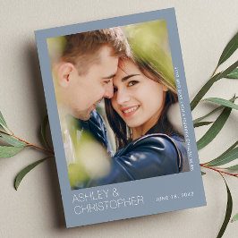 Moderne Minimalistische Hochzeitskarte Rette auf d Save The Date