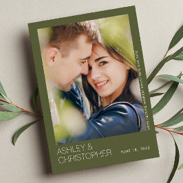 Moderne Minimalistische Hochzeitskarte Rette auf d Save The Date