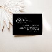 Moderne Minimalistische Hochzeitskarte RSVP Karte