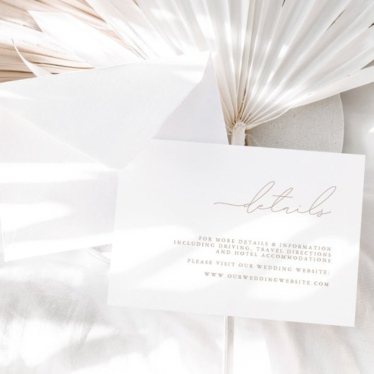 Moderne Minimalistische Hochzeitskarte RSVP Karte