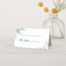 Moderne Minimalistische Hochzeitsplatzkarten