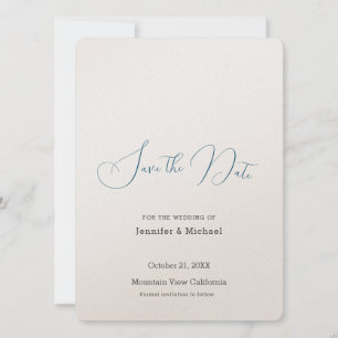 Moderne minimalistische Hochzeitsprofis schlichte  Save The Date