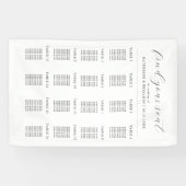 Moderne Minimalistische Hochzeitsstift Banner (Horizontal)