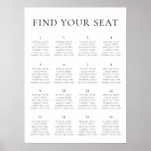 Moderne Minimalistische Hochzeitsstift Poster (Vorne)
