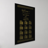 Moderne Minimalistische Hochzeitstabelle Foliendrucke (Ablage )