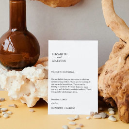 Moderne Minimalistische Hochzeitstage Termine Kart Einladung