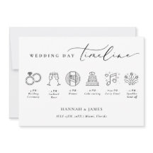 Moderne Minimalistische Hochzeitstitel Begrüßungsk