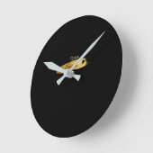 Moderne Minimalistische Hochzeitsuhr Runde Wanduhr (Winkel)