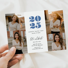 Moderne Minimalistische Höhenneuheit Grad | Royal Einladung