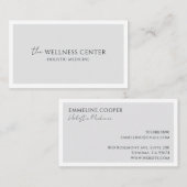Moderne Minimalistische Holistische Medizin Visitenkarte (Vorne/Hinten)
