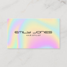 Moderne Minimalistische Holografie-Visitenkarte
