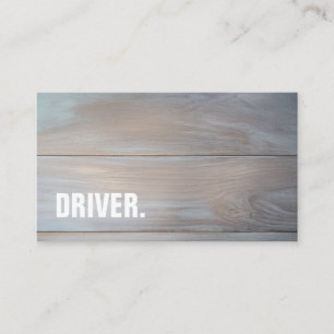 Moderne minimalistische Holztafel DRIVER Professio Visitenkarte