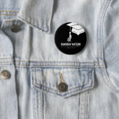 Moderne Minimalistische Hut und Quaste Abschlussfe Button (Beispiel)