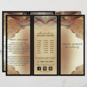 Moderne Minimalistische Imitate Gold Fossil (Vorne/Hinten)