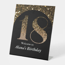 Moderne minimalistische Imitate Gold Glitzer 18. G