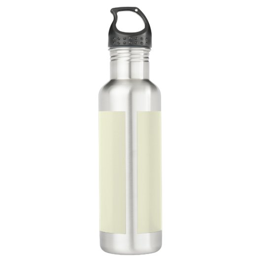 Moderne Minimalistische Initialen Rotes Monogramm Edelstahlflasche (Rückseite)