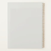 Moderne Minimalistische Journalhülle Planer (Rückseite)