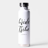 Moderne minimalistische Junggesellinnenparty Braut Trinkflasche (Links)