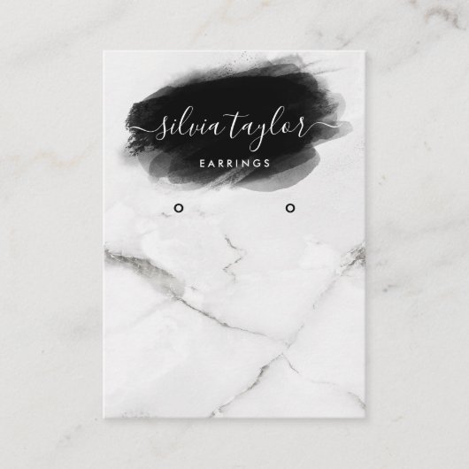 Moderne Minimalistische Kalligrafie Visitenkarte (Vorderseite)