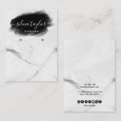 Moderne Minimalistische Kalligrafie Visitenkarte (Vorne/Hinten)