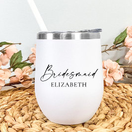 Moderne Minimalistische Kalligraphie Tinte Bridesm