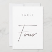 Moderne Minimalistische kalligraphische Hochzeitss (Vorderseite)