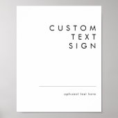 Moderne Minimalistische Karten und Geschenke nach Poster (Vorne)