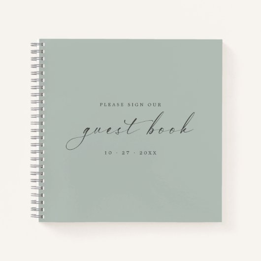 Moderne Minimalistische Kinderbuchhochzeiten Notizblock (Vorderseite)