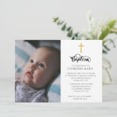 Moderne Minimalistische Kinderdusche Einladung (Stehend Vorderseite)