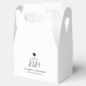 Moderne Minimalistische Klasse der Graduierungspar Geschenkschachtel (Geöffnet)