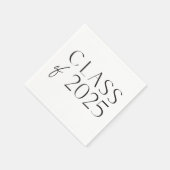 Moderne Minimalistische Klasse von Napkins 2025 Serviette (Ecke)
