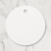 Moderne Minimalistische Koch Küche Babydusche Geschenkanhänger (Rückseite)