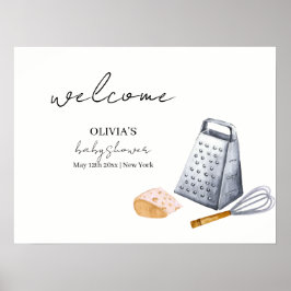 Moderne Minimalistische Koch Küche Babydusche Will Poster