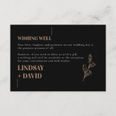 Moderne Minimalistische Köhlerei Begleitkarte (Vorderseite)