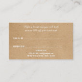 Moderne Minimalistische Kraft Beruflich Empfehlungskarte (Rückseite)