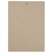 Moderne Minimalistische Kraft Klemmbrett (Rückseite)