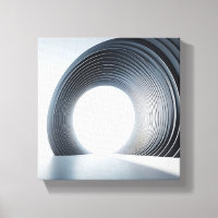 Moderne minimalistische kreisförmige Architektur K