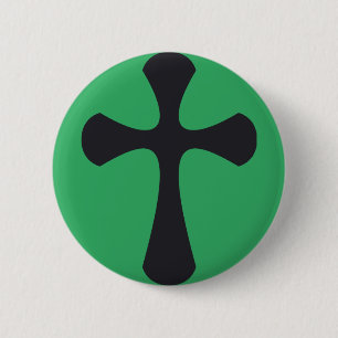 Moderne minimalistische Kreuz zeitgenössische chri Button