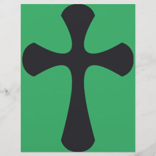 Moderne minimalistische Kreuz zeitgenössische chri Flyer