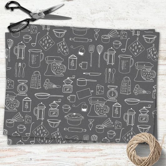 Moderne Minimalistische Küche Kochgeräte Seidenpapier