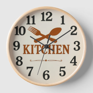 Moderne Minimalistische Küchenwanduhr – Uhr