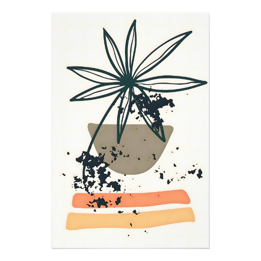 Moderne Minimalistische Kunst Fotodruck (Vorne)